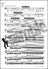 2nd sample page from Fantasy Pieces for Clarinet by Derek Bourgeois
