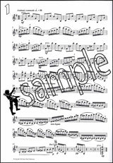 1st sample page from Fantasy Pieces for Violin by Derek Bourgeois