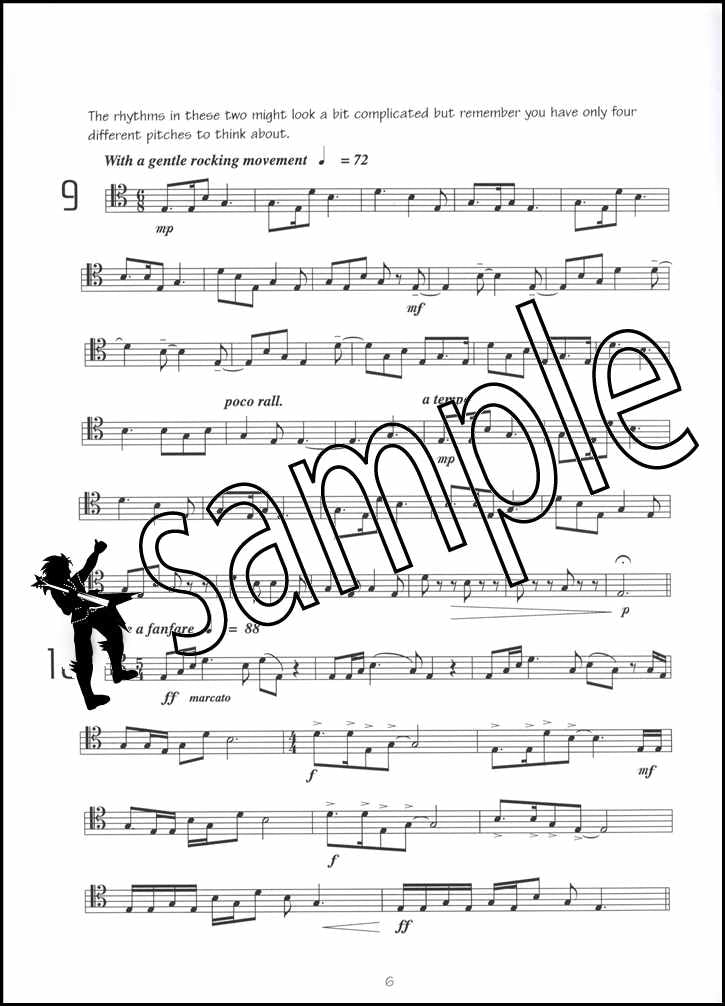 2nd sample page from Unlocking the Tenor Clef