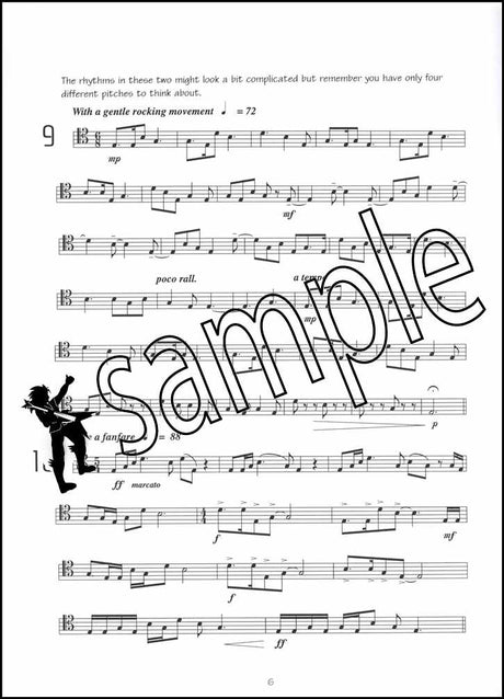 2nd sample page from Unlocking the Tenor Clef