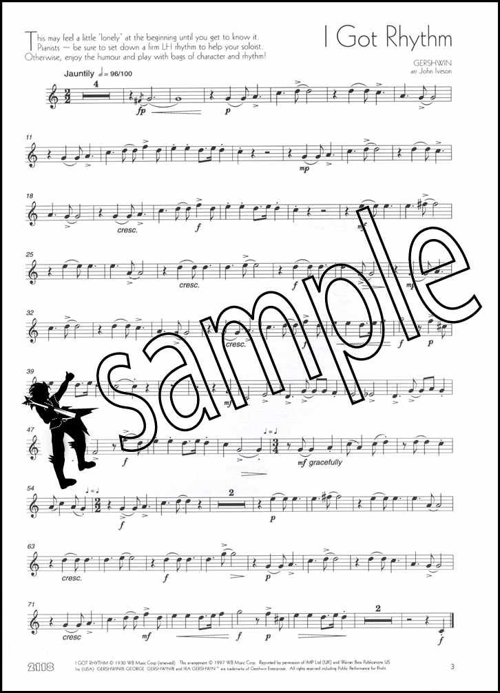 1st sample page from A Little Light Music for French Horn