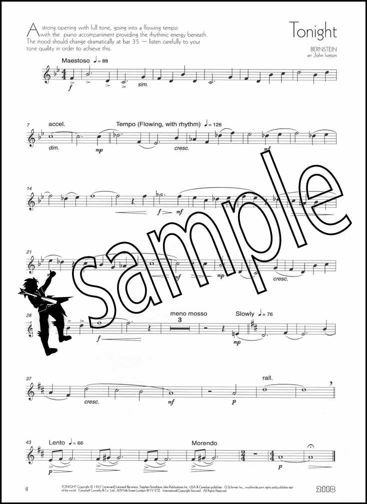 2nd sample page from A Little Light Music for French Horn