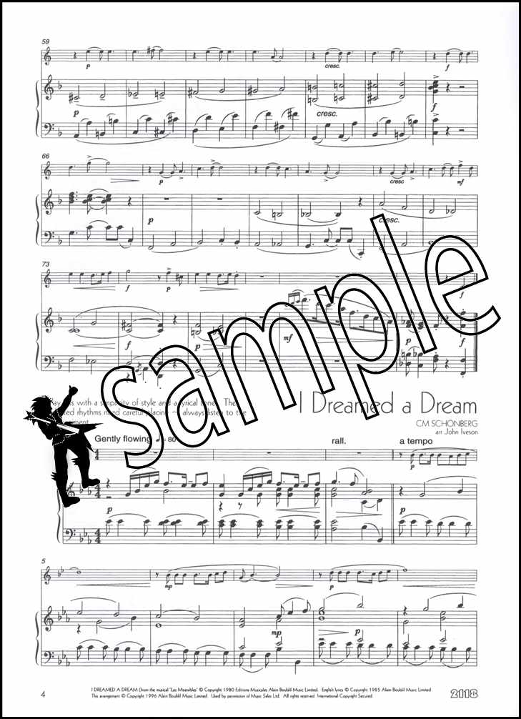 3rd sample page from A Little Light Music for French Horn