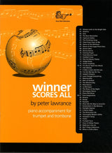 front cover of Winner Scores All Piano Accompaniment for Trumpet/Trombone