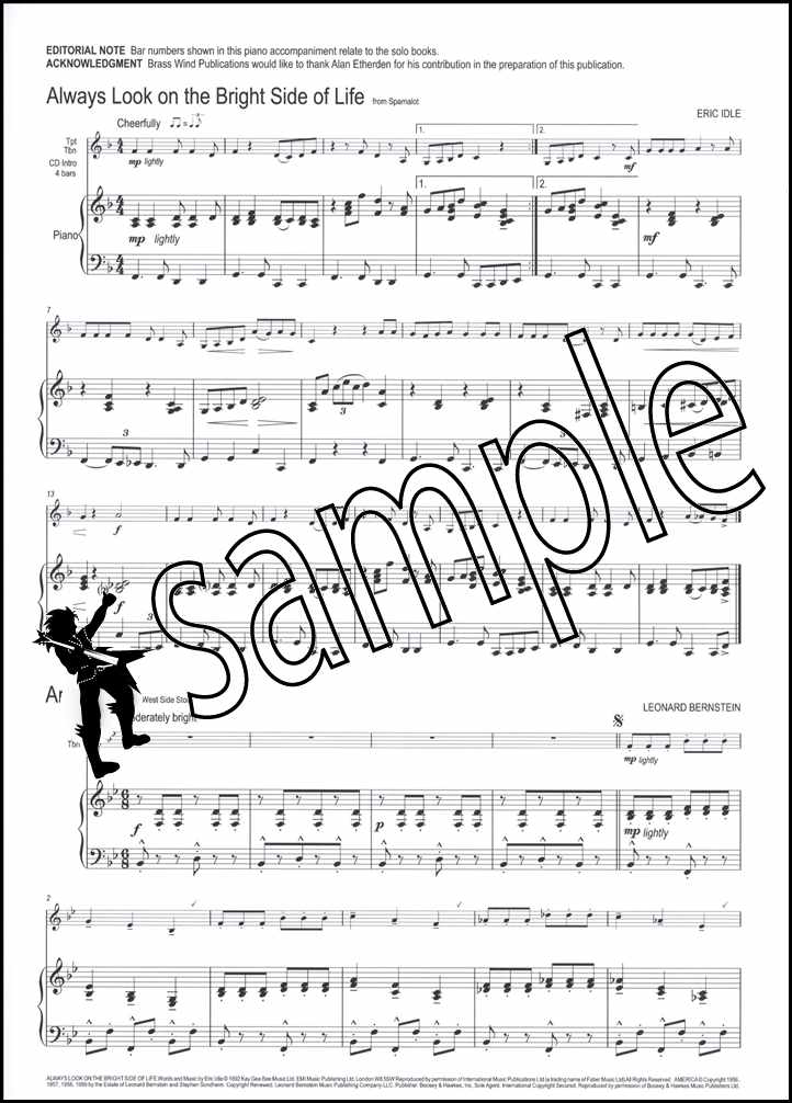 1st sample page from Winner Scores All Piano Accompaniment for Trumpet/Trombone