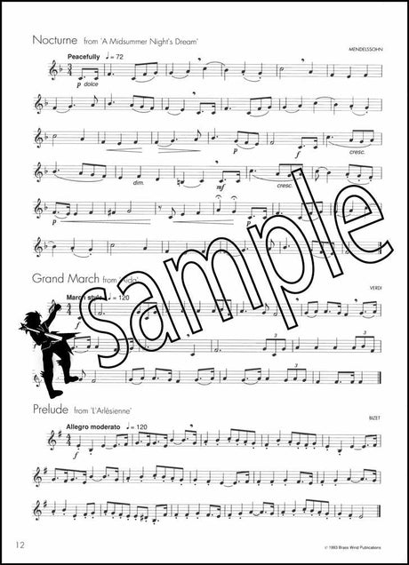 2nd sample page from Winners Galore Trumpet Euphonium Trombone Book/CD