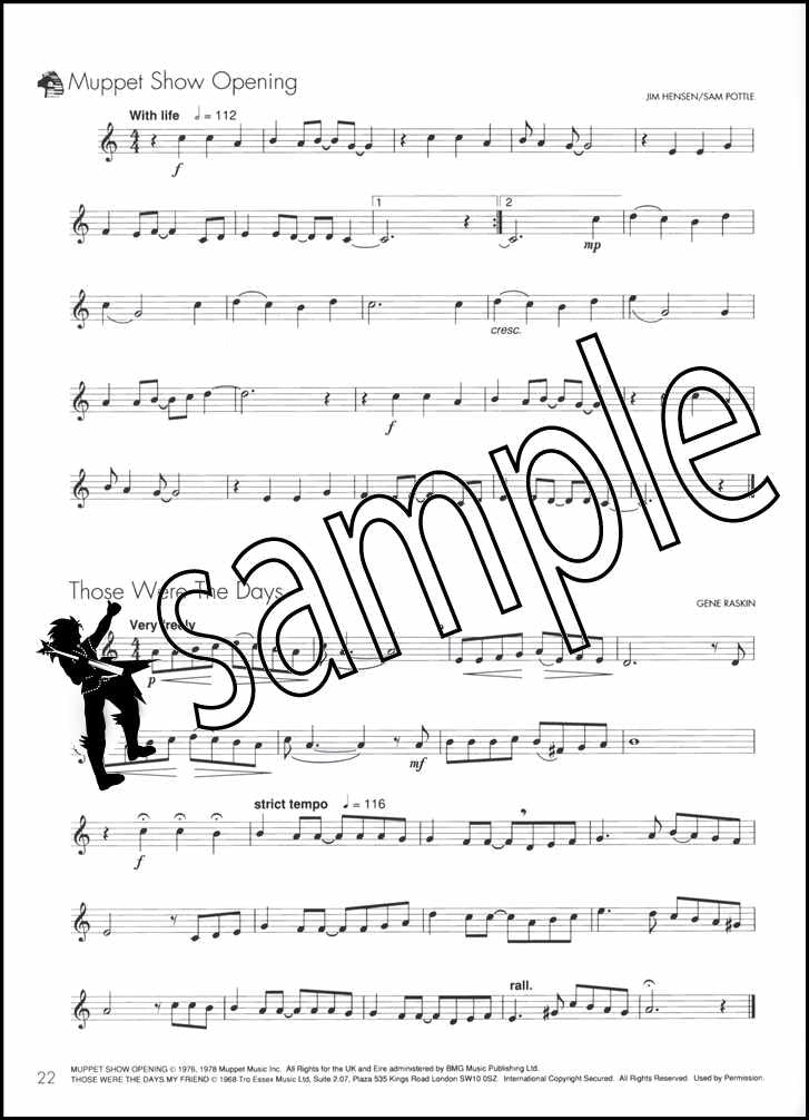 3rd sample page from Winners Galore Trumpet Euphonium Trombone Book/CD