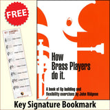 front cover of How Brass Players Do It together with free Treble Clef bookmark