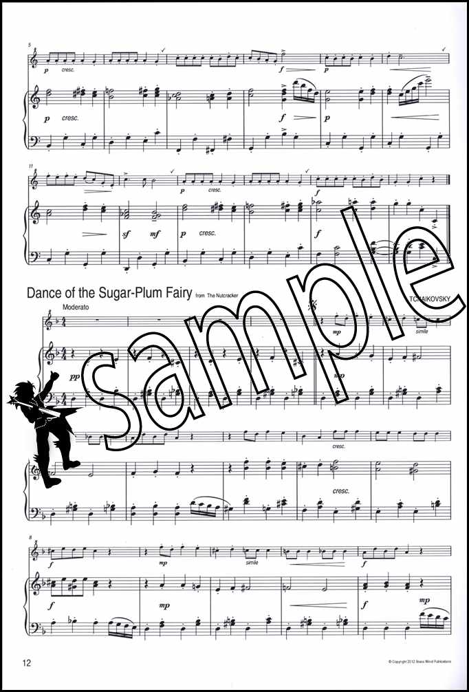 2nd sample page from Winner Scores All Piano Accompaniment for Descant Recorder