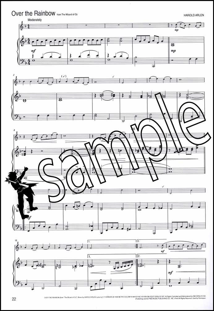 3rd sample page from Winner Scores All Piano Accompaniment for Descant Recorder