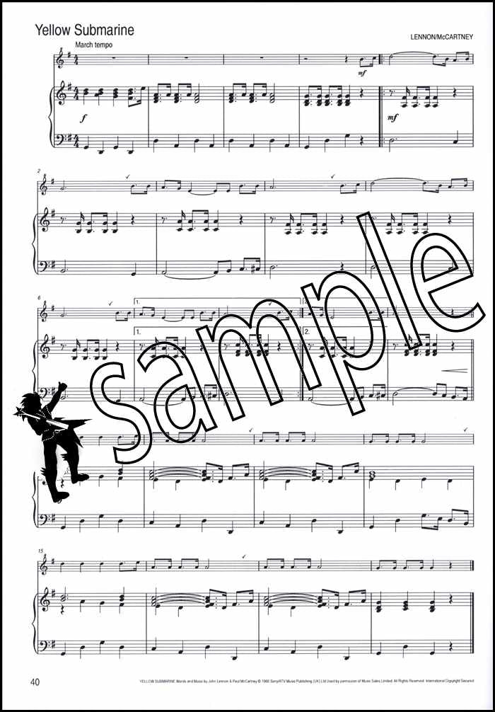 back cover of Winner Scores All Piano Accompaniment for Descant Recorder