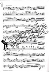 1st sample page from Fantasy Pieces for Flute by Derek Bourgeois