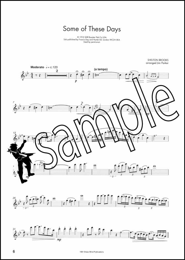 1st sample page from Jazzed Up Too for Flute by Jim Parker