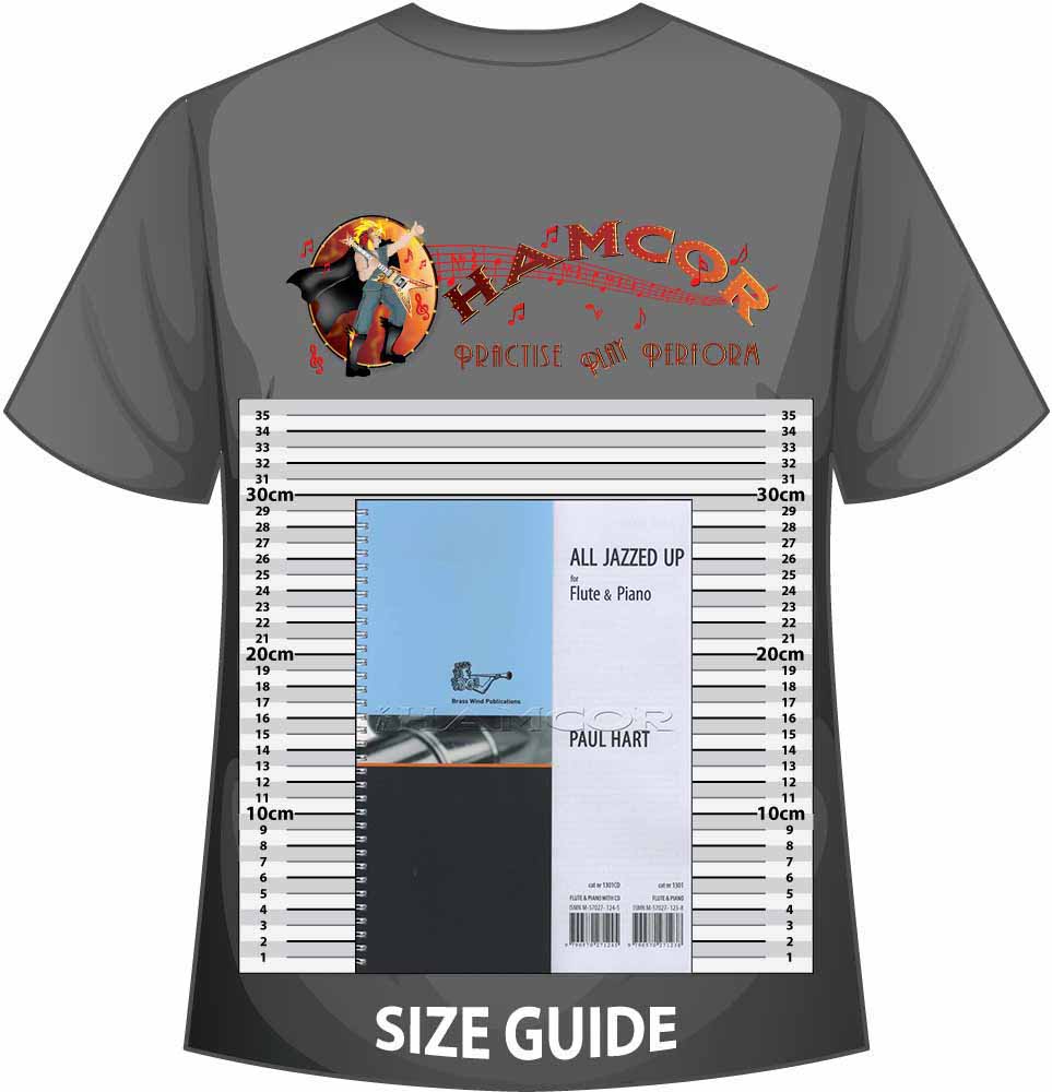 front cover of All Jazzed Up for Flute Book Only on a size guide