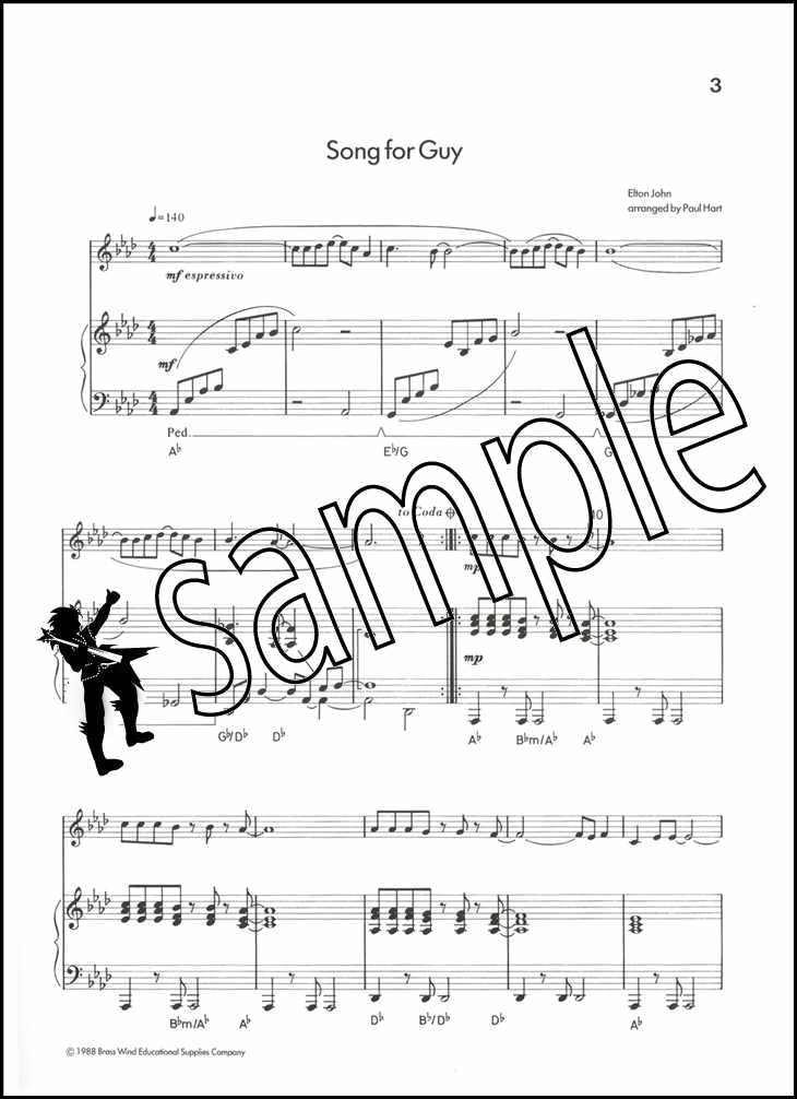 2nd sample page from All Jazzed Up for Tenor Saxophone by Paul Hart