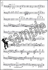 1st sample page from Fantasy Pieces for Tenor Trombone Bass Clef by Derek Bourgeois
