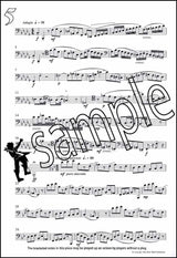 2nd sample page from Fantasy Pieces for Tenor Trombone Bass Clef by Derek Bourgeois