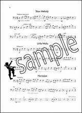 3rd sample page from Up Front Melodic Studies for Trombone Book 1 Bass Clef