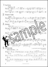 1st sample page from Up Front Melodic Studies for Trombone Book 2 Bass Clef