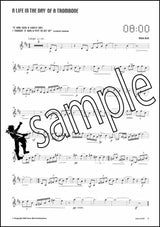 1st sample page from A Life in the Day of a Trombone Treble Clef by Adam Gorb