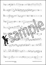 2nd sample page from A Life in the Day of a Trombone Bass Clef by Adam Gorb