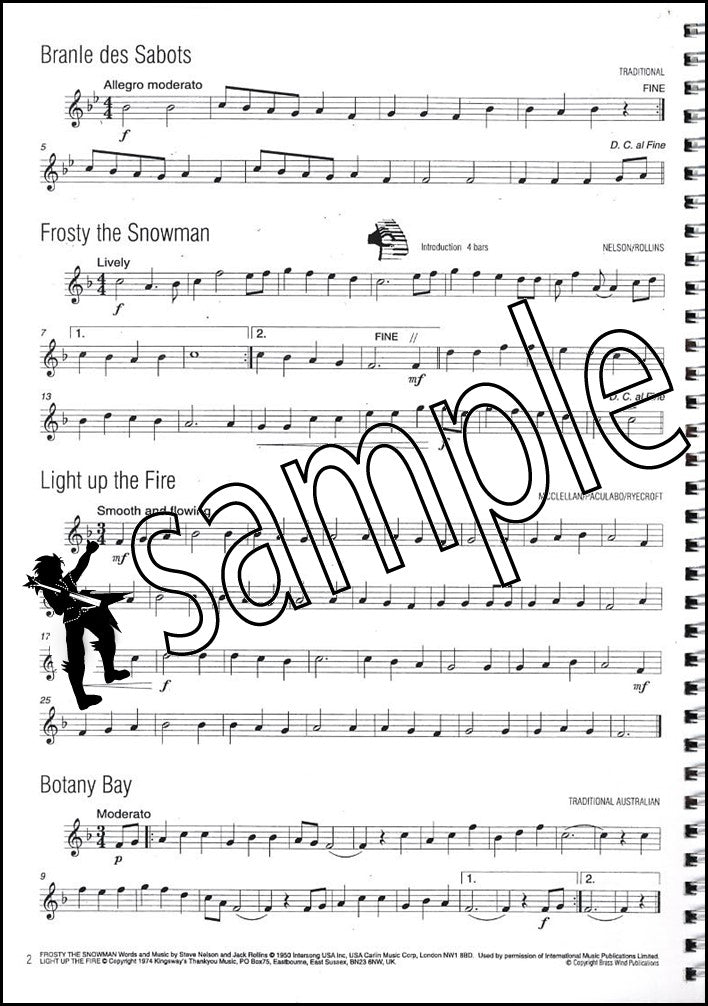 1st sample page from Easy Winners for Flute Book Only