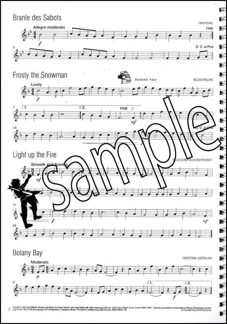 1st sample page from Easy Winners for Flute Book Only