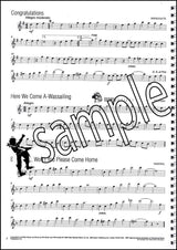2nd sample page from Easy Winners for Flute Book Only