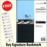 front cover of Easy Winners for Flute Book Only together with free Treble Clef bookmark