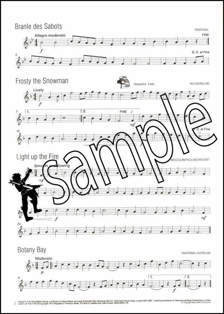 1st sample page from Easy Winners for Flute Book/CD