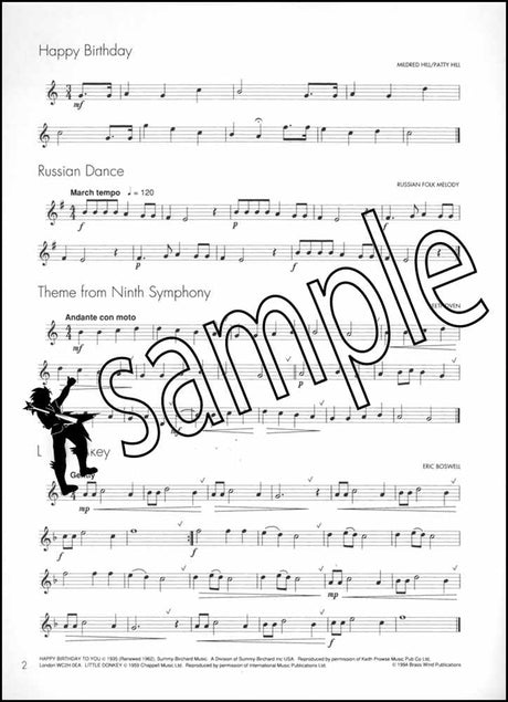 1st sample page from Winners Galore for Flute