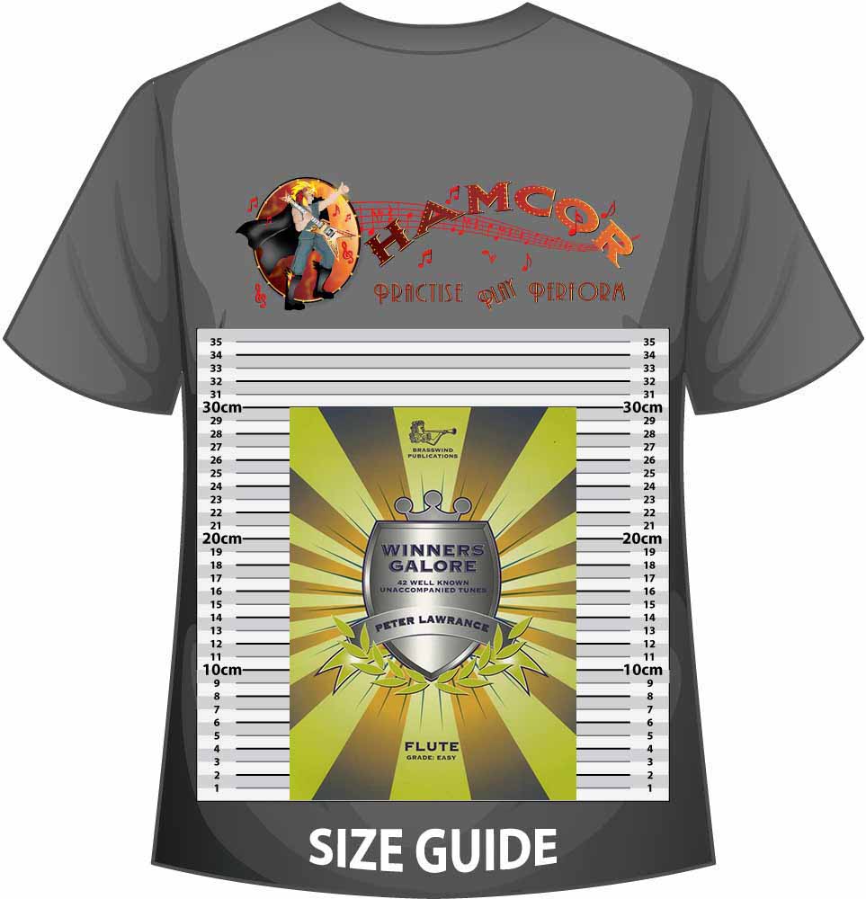 front cover of Winners Galore for Flute on a size guide