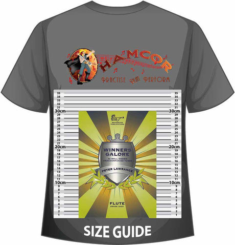 front cover of Winners Galore for Flute on a size guide