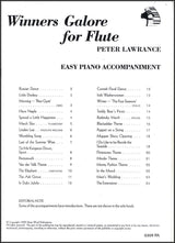 front cover of Winners Galore Piano Accompaniment for Flute
