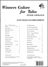 front cover of Winners Galore Piano Accompaniment for Tuba / Eb Bass