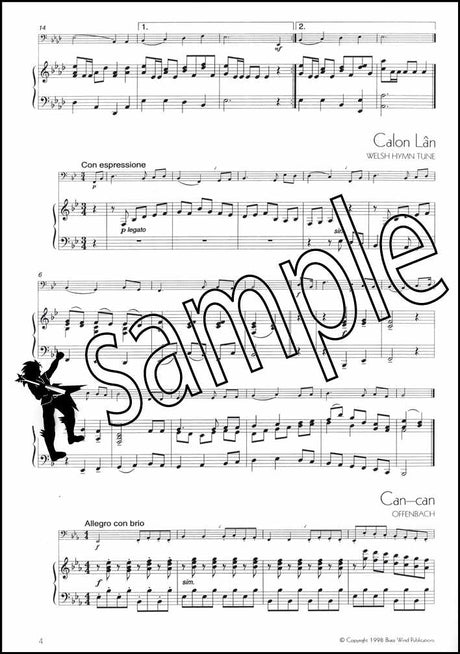 2nd sample page from Winners Galore Piano Accompaniment for Tuba / Eb Bass