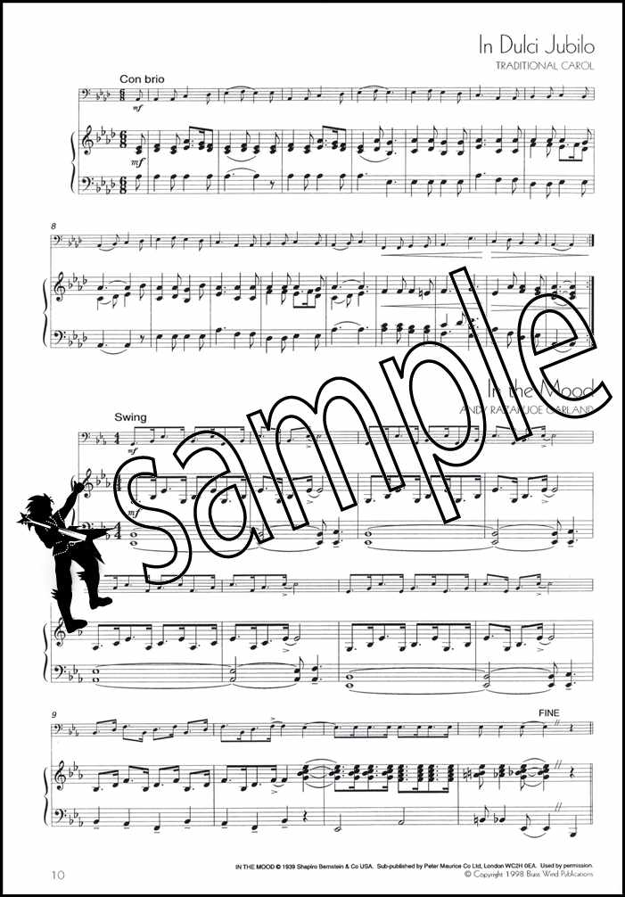 3rd sample page from Winners Galore Piano Accompaniment for Tuba / Eb Bass
