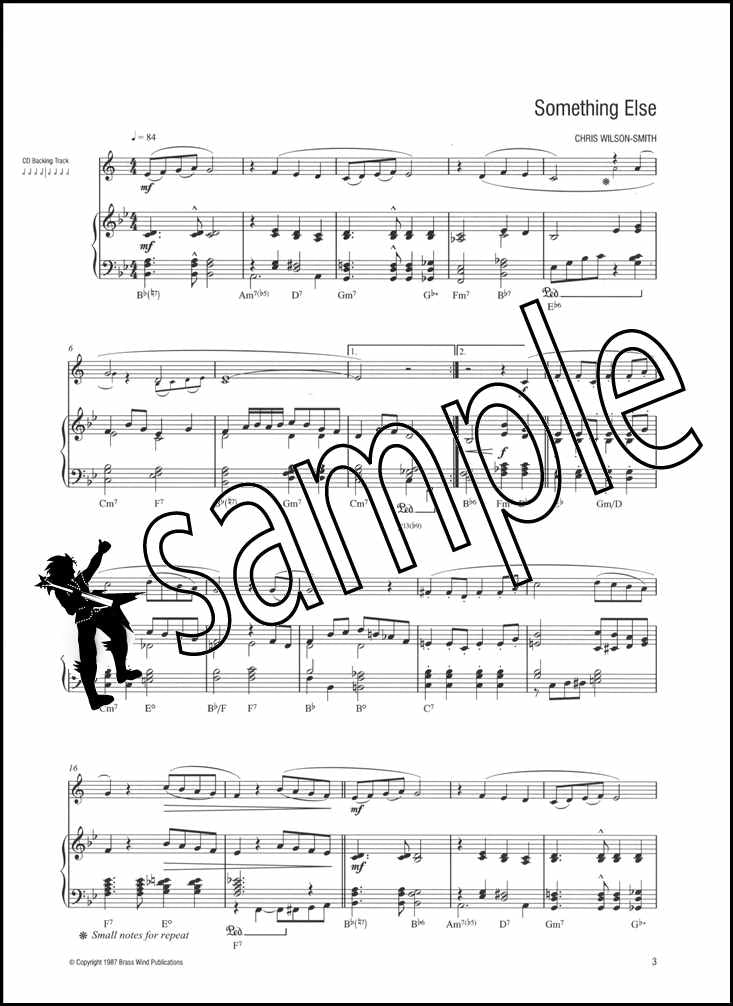 2nd sample page from All Jazzed Up for Trumpet Book Only