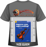 front cover of Improve Your Sight-Reading Violin Initial-Grade 1 on a size guide