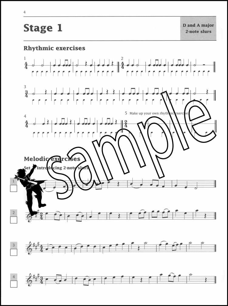 1st sample page from Improve Your Sight-Reading Violin Grade 2