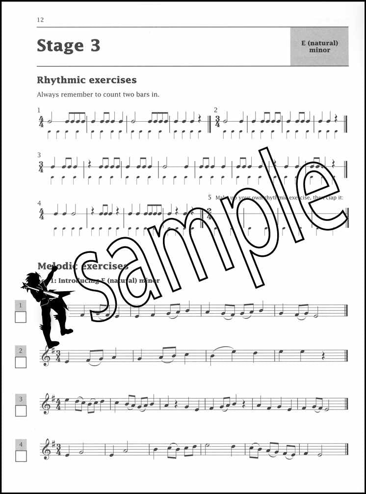 2nd sample page from Improve Your Sight-Reading Violin Grade 2