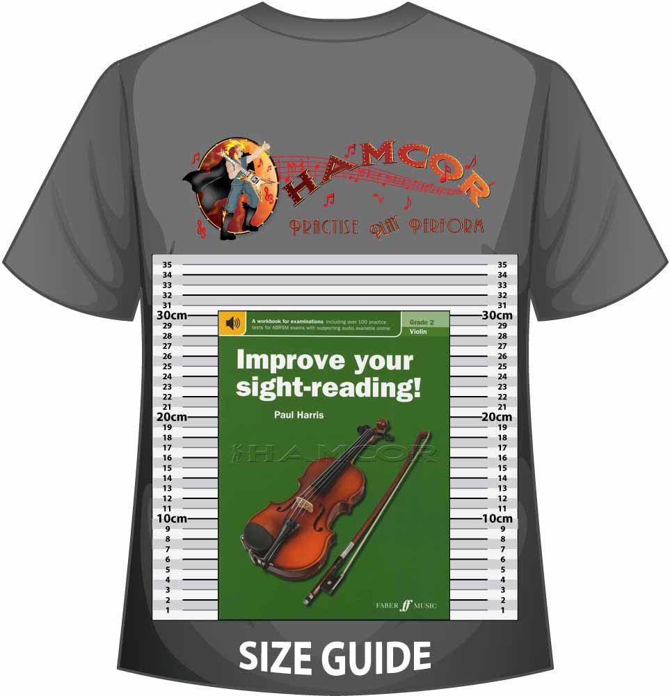 front cover of Improve Your Sight-Reading Violin Grade 2 on a size guide