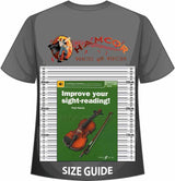 front cover of Improve Your Sight-Reading Violin Grade 2 on a size guide