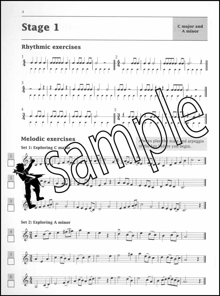 1st sample page from Improve Your Sight-Reading Violin Grade 3