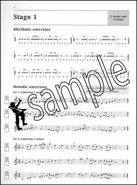 1st sample page from Improve Your Sight-Reading Violin Grade 3