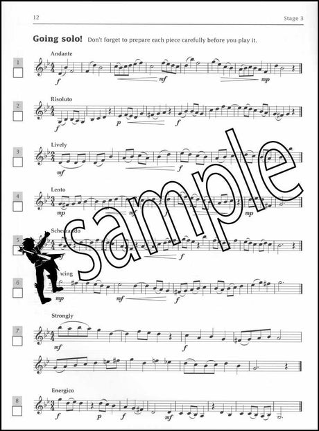 2nd sample page from Improve Your Sight-Reading Violin Grade 3