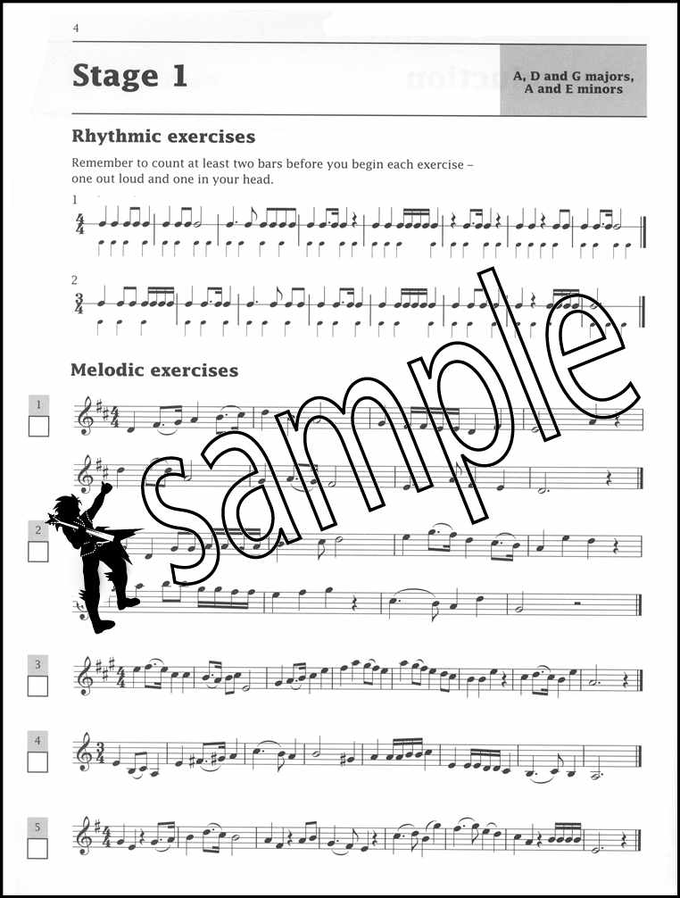 1st sample page from Improve Your Sight-Reading Violin Grade 4