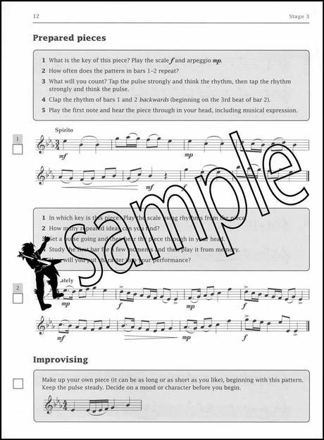 2nd sample page from Improve Your Sight-Reading Violin Grade 4