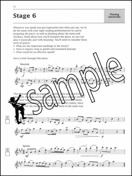 3rd sample page from Improve Your Sight-Reading Violin Grade 4