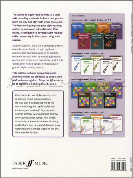 back cover of Improve Your Sight-Reading Violin Grade 4